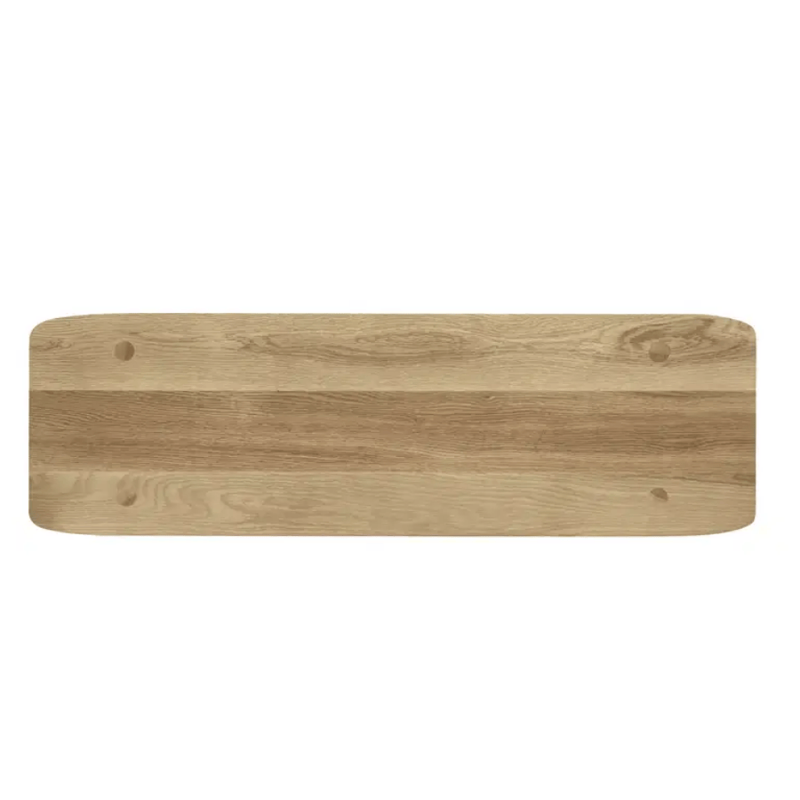 Villa Collection Bænk 90 x 28 x 45 cm i naturolieret FSC certificeret egetræ, Bodo